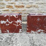 Red marble coffee table