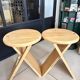 Pair of folding stools "Suzy" – Adrian Reed 1980
