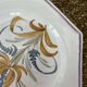 Hand-painted octagonal plate