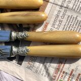 Set of 12 Antique Art Nouveau Table Knives - Tableware