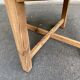 Round stripped solid pine kitchen table 98cm
