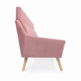 Canapé MANDAL rose, design scandinave