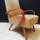Paire de fauteuils vintage Halabala 1950