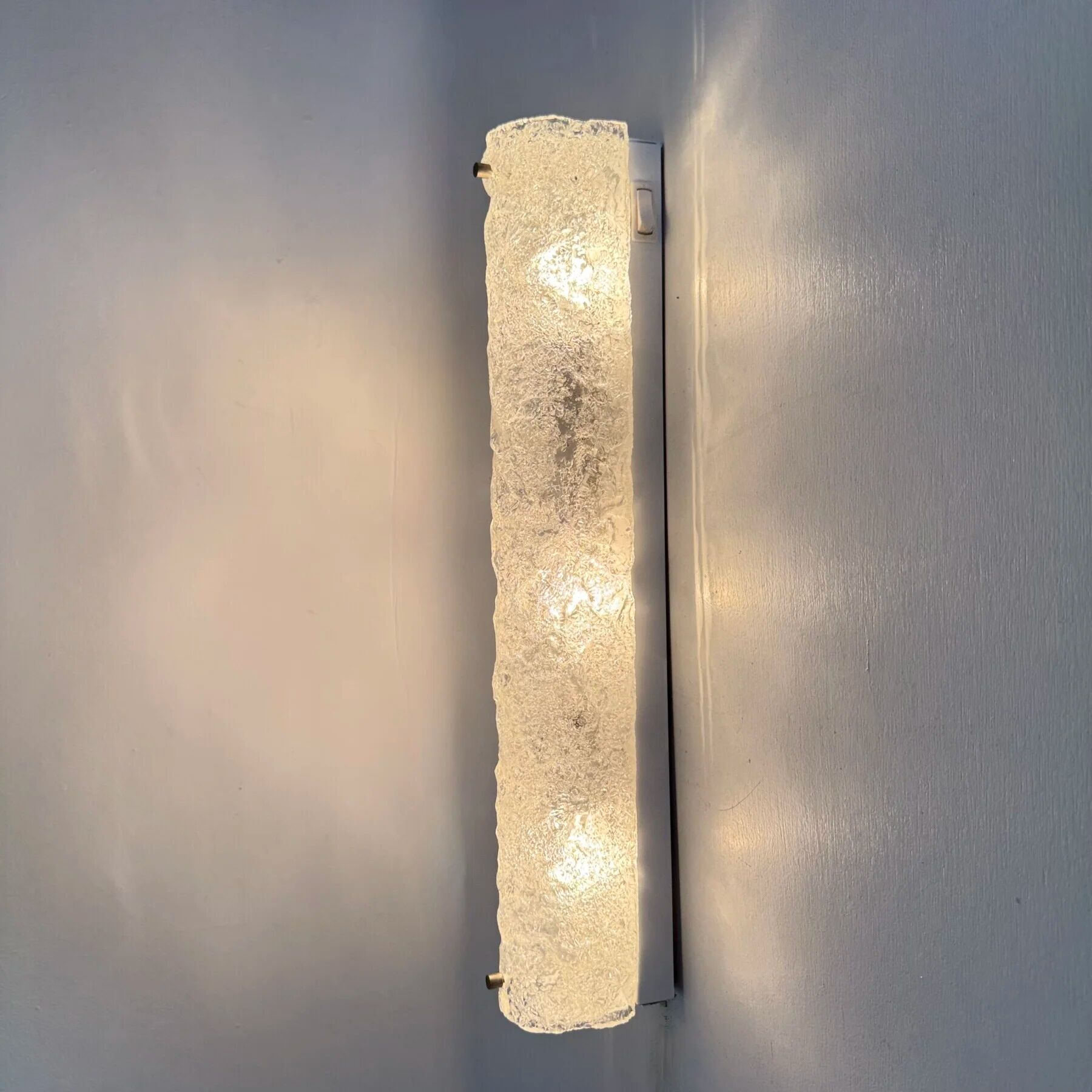 Mid-century design Murano glass wall sconces, Germany, 1970s