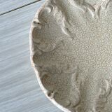 Fluted cracked terracotta dishes - fluted wall plates