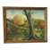 L’arbre des saisons, huile sur toile signé Hildegarde, 1977
