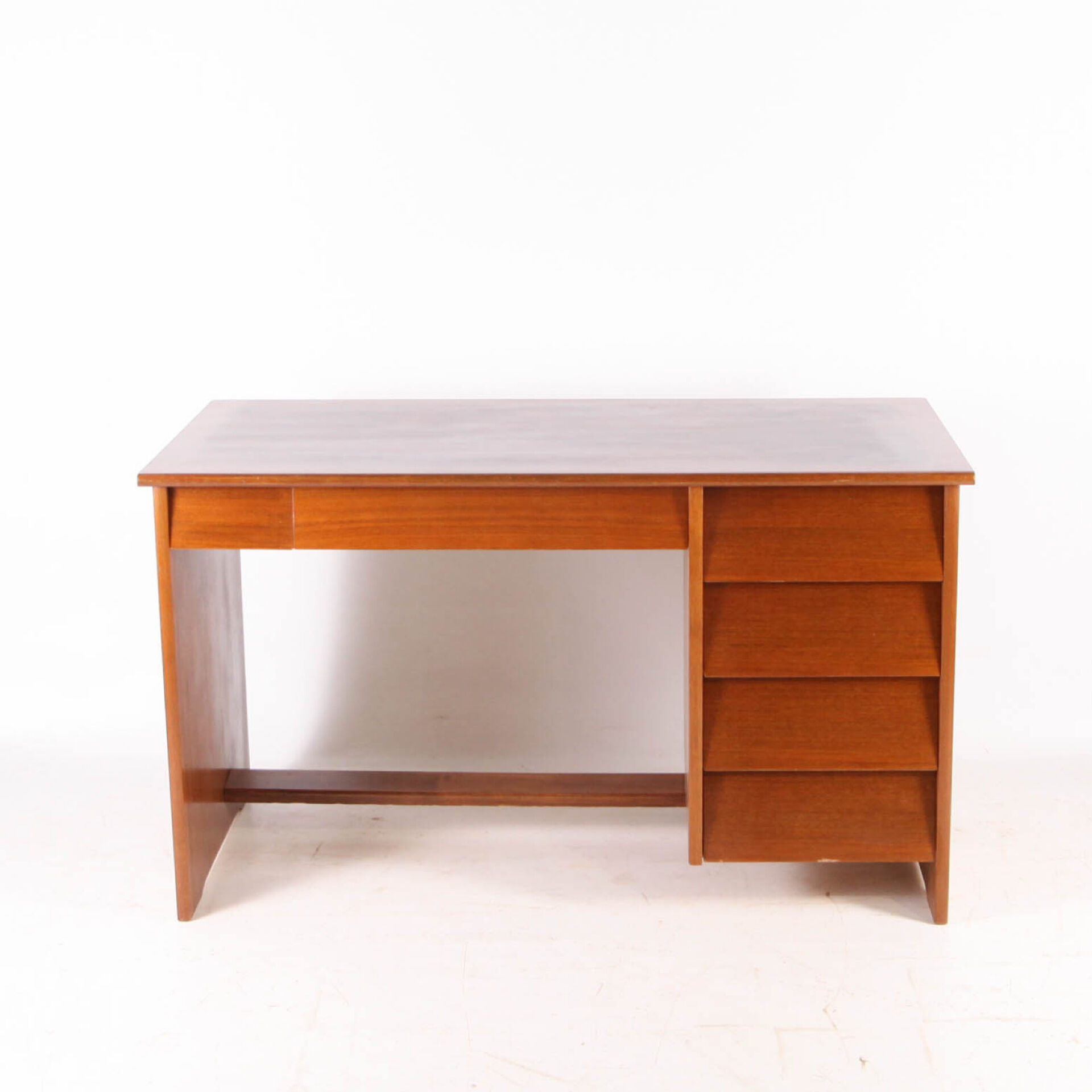 Teak and rosewood desk