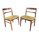 Pair of chairs by Henning Kjaernulf for Mobelfabrik