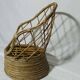 A cane tub type chair