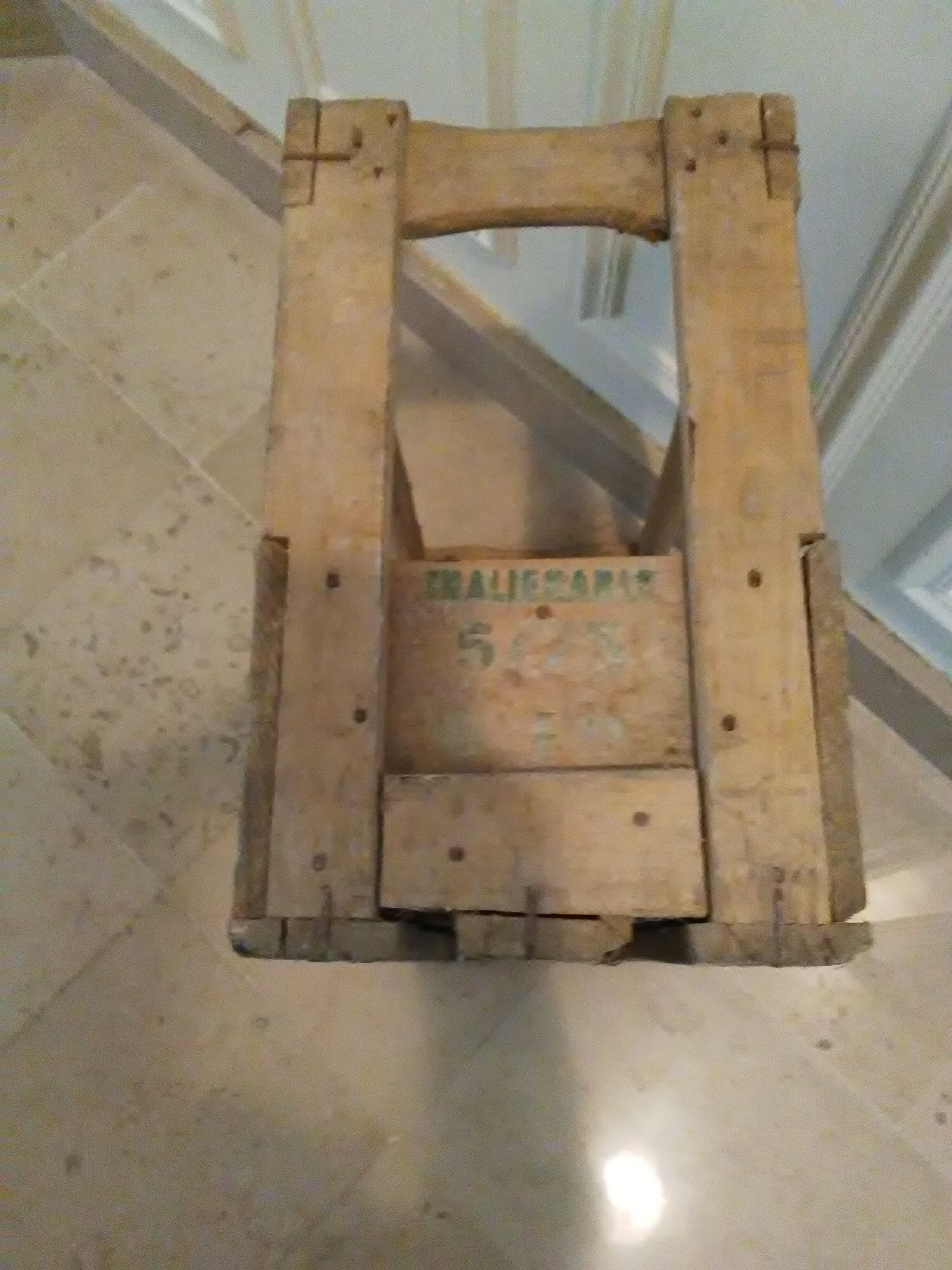 Bottles in wooden box