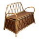 Vintage rattan storage bench for children, 1960s