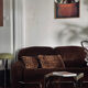 Vintage Italian sofa design "Okay" – Adriano Piazzesi – 2-seater velvet