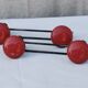 Pair of vintage coat racks