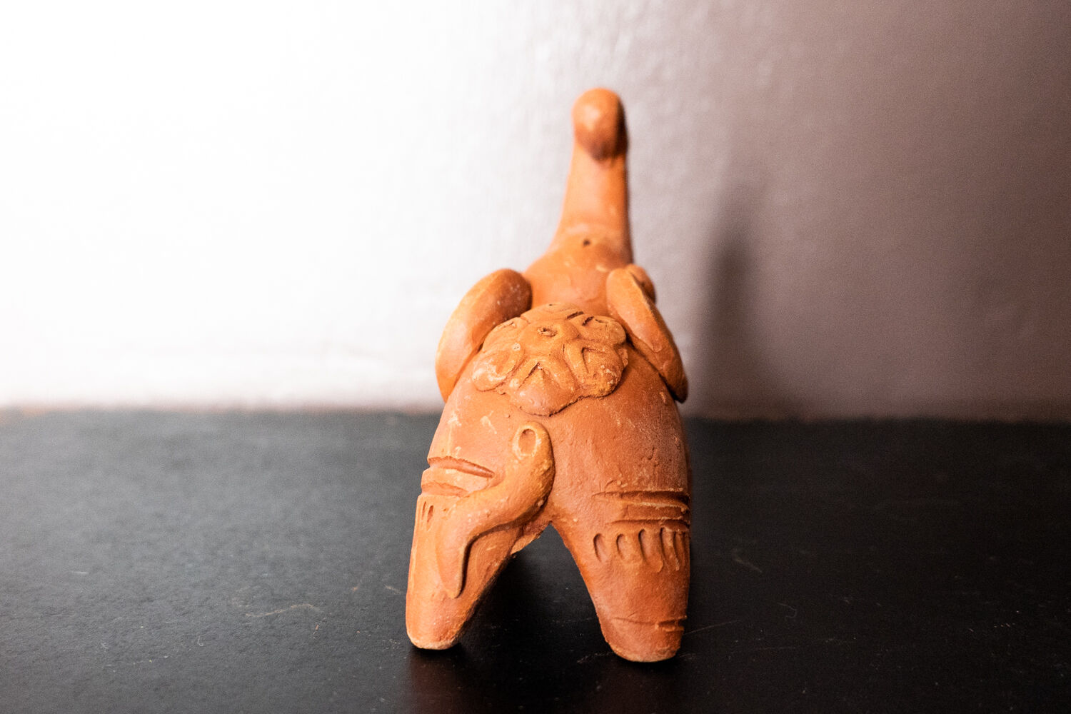 Vintage terracotta elephant