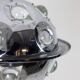 Oscar Torlasco. Chrome-plated metal "satellite" chandelier. 1970s.
