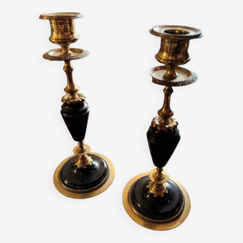 Napoleon 3 candle holders