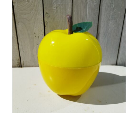 Pomme à glaçons  jaune vintage icône 70’s