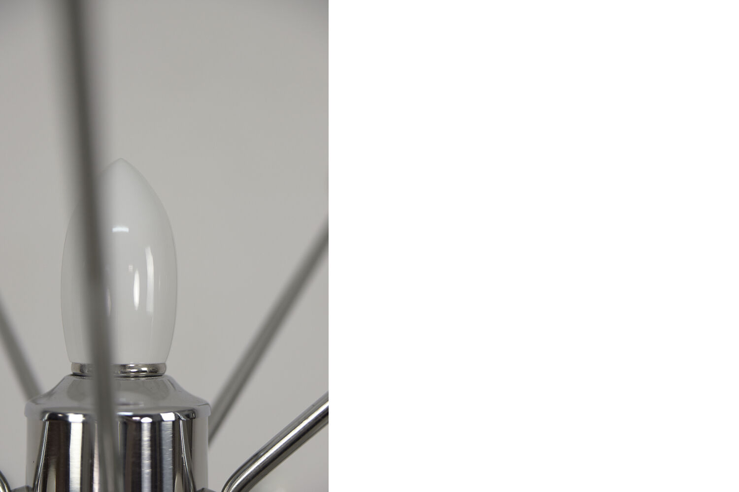 Mid-Century Modern Vintage White Floor Coat Rack, 1990s