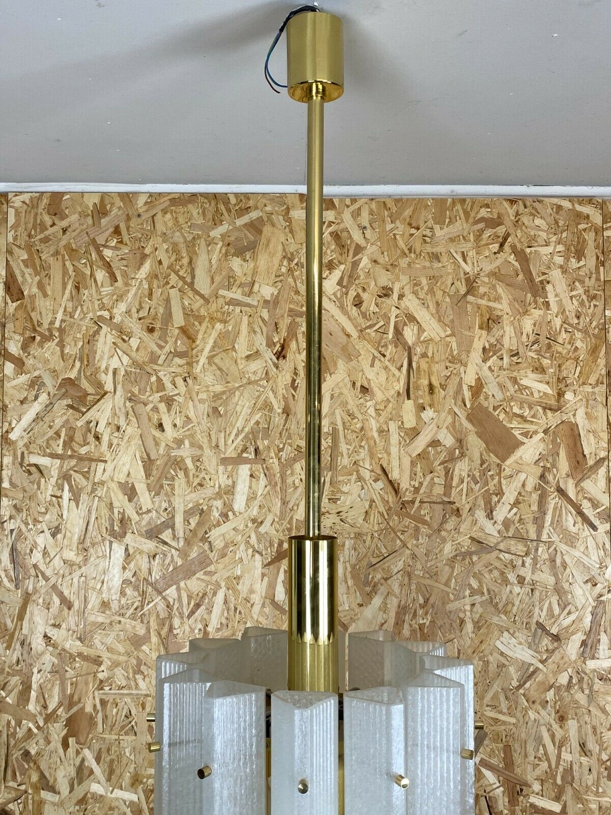 Lustre énorme Murano Ice Glass  Limburg 60s