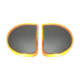 Pair of illuminated wall mirrors, 60s/70s
