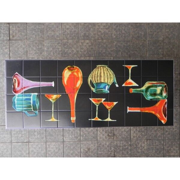 Vintage ceramic coffee table