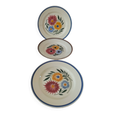Trio d'assiettes hbcm