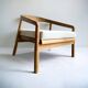 Chaise longue profonde xl en bois de teck avec coussin