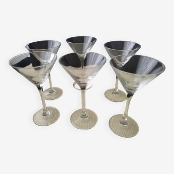 6 luminarc cocktail glasses