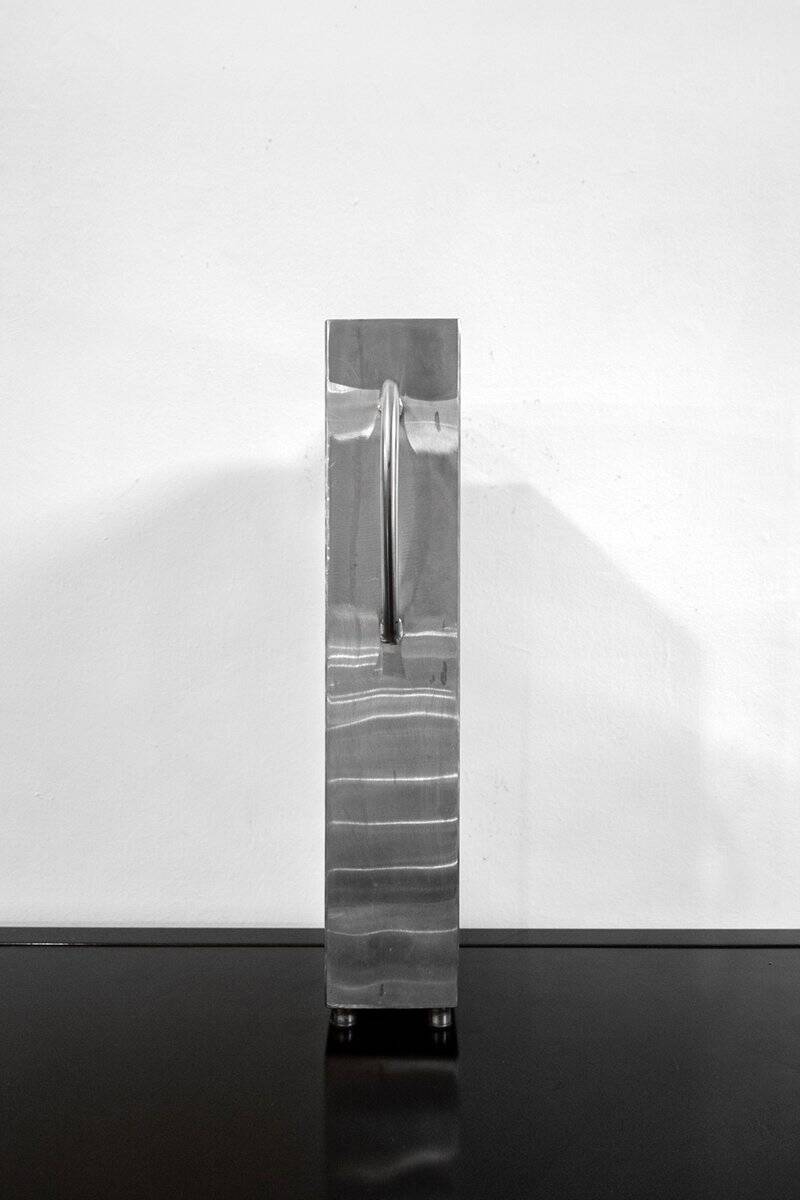 Metal vase by Aldo Rossi, Italy, 1980s