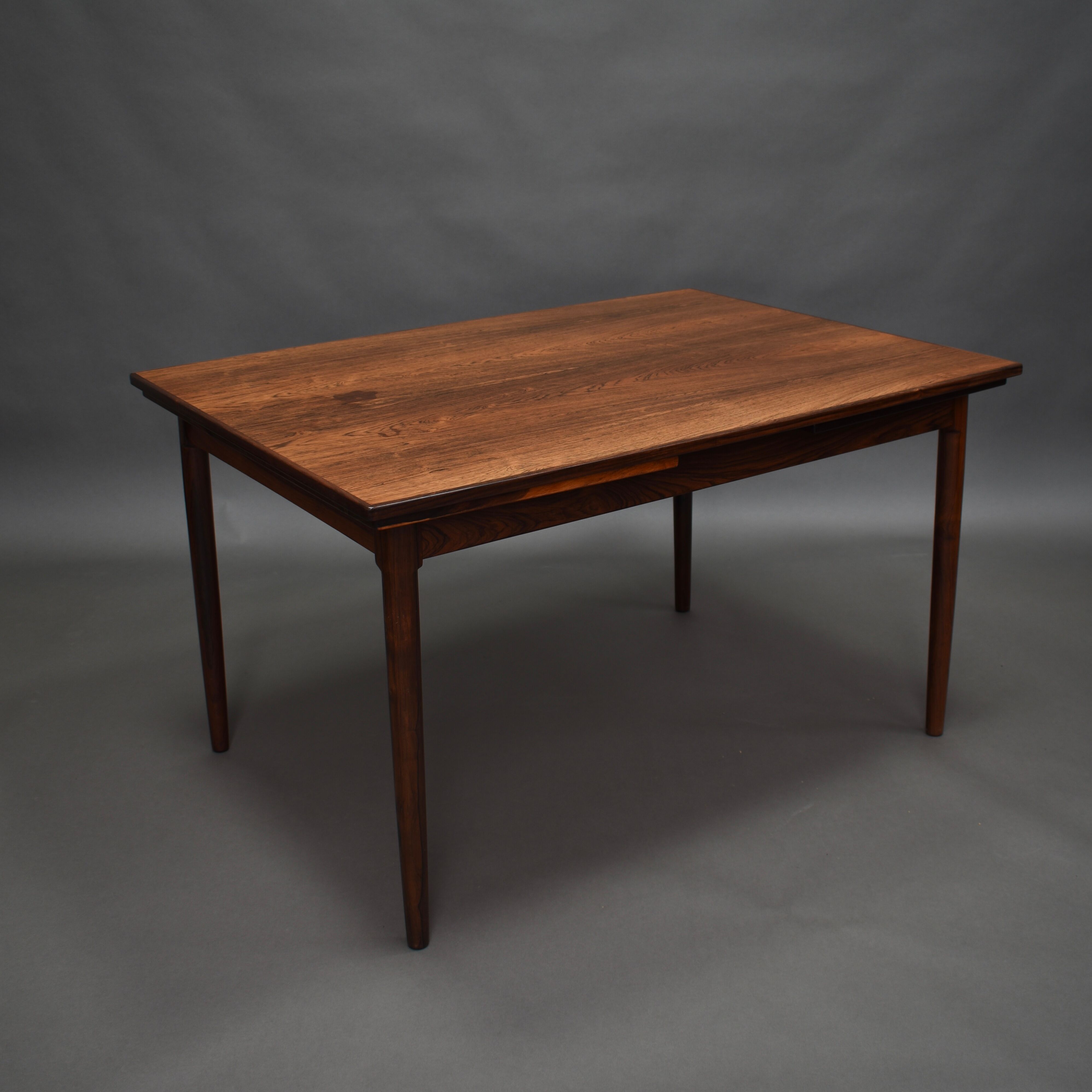 Brazilian rosewood extendable dining table by Niels O. Møller, Denmark – circa 1950