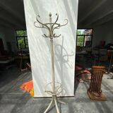 Coat rack on foot in white wood