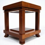 Table d'appoint Robie de Frank Lloyd Wright pour Cassina, édition limitée. Italie, 1988