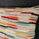 Coussin velours jacquard 30x50cm