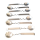 Eight Sculptura spoons by Lino Sabatini for Rosenthal 1990