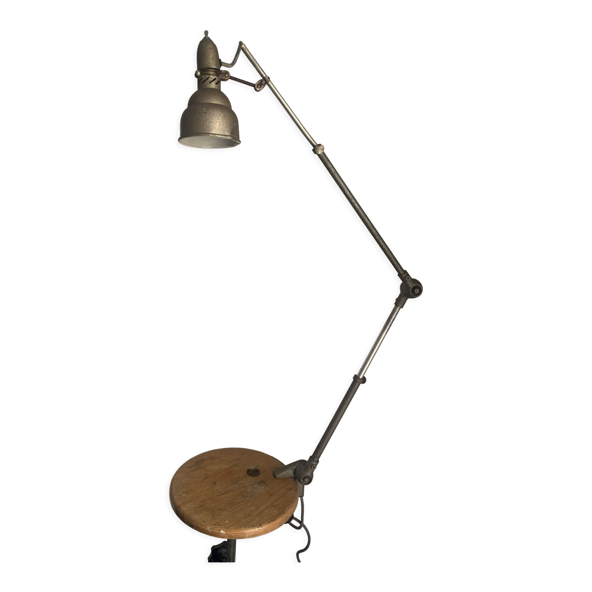Vintage lamp 1950 Lumina industrial factory workshop - 80 cm