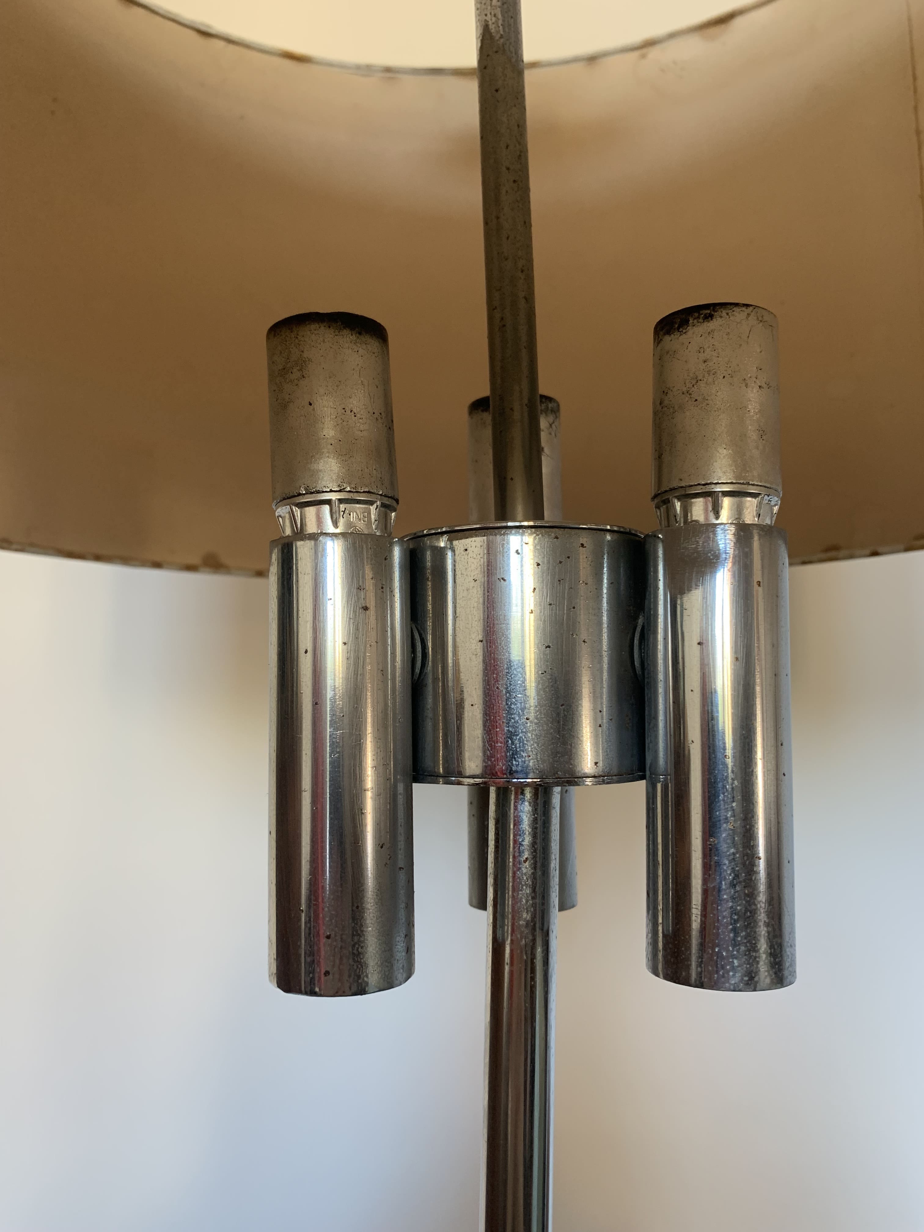 Vintage chrome floor lamp
