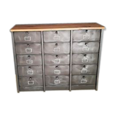 Industrial furniture 15 valves Strafor metal wood