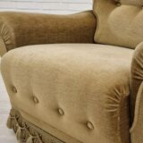 Fauteuil vintage danoise avec rembourrage années 1970
