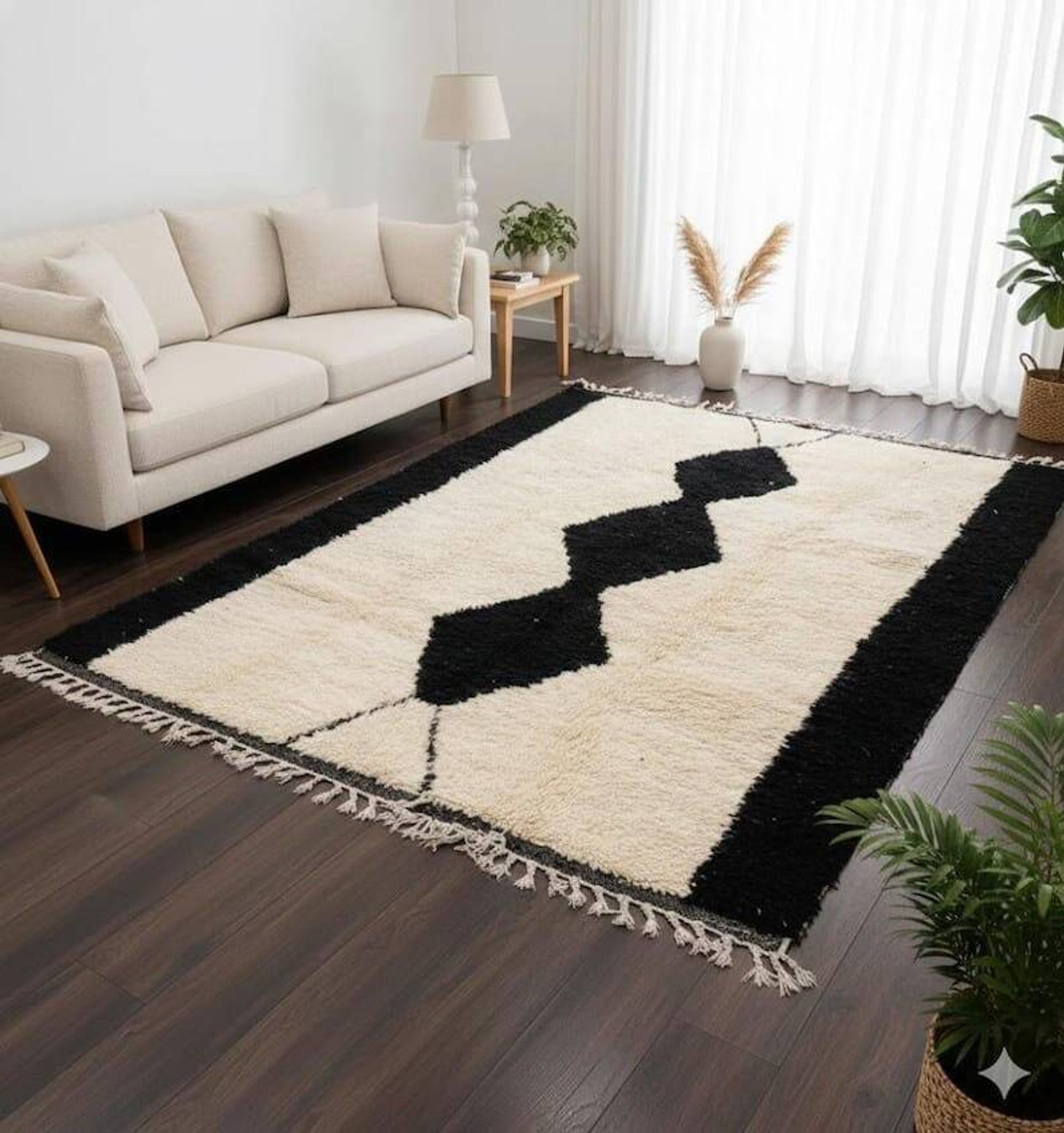 Handmade traditional artisan rug size 200/300 cm.