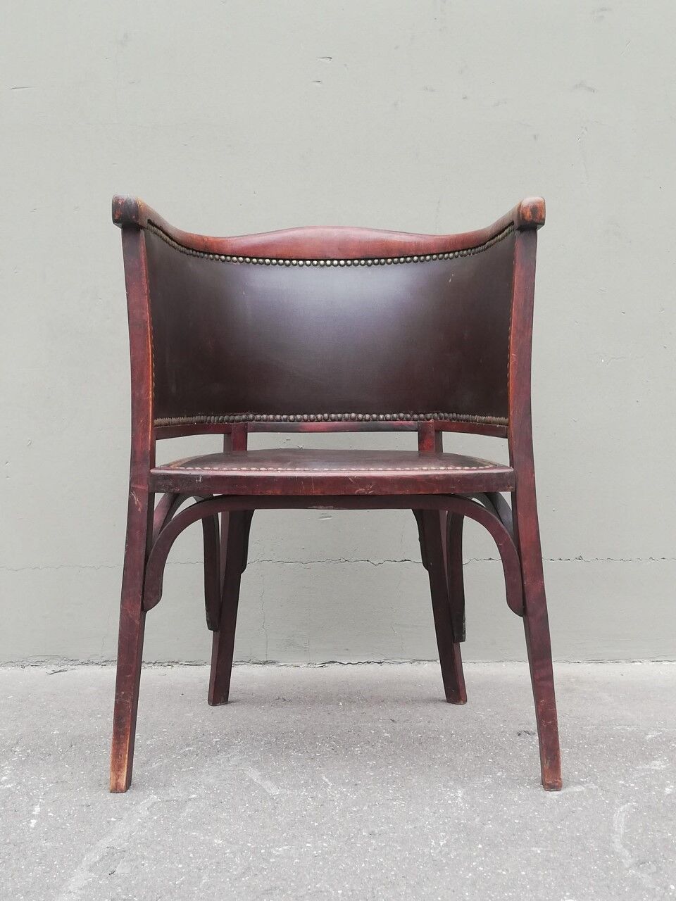 Baumann armchair no 127 years 30 curved wood