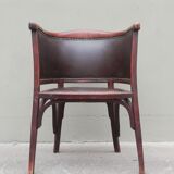 Baumann armchair no 127 years 30 curved wood