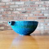 Rimini bleu keramieken asbak, Aldo Londi pour Bitossi, jaren 1960 en Italie