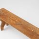 Art Deco Bench in Wood, France, 1940s