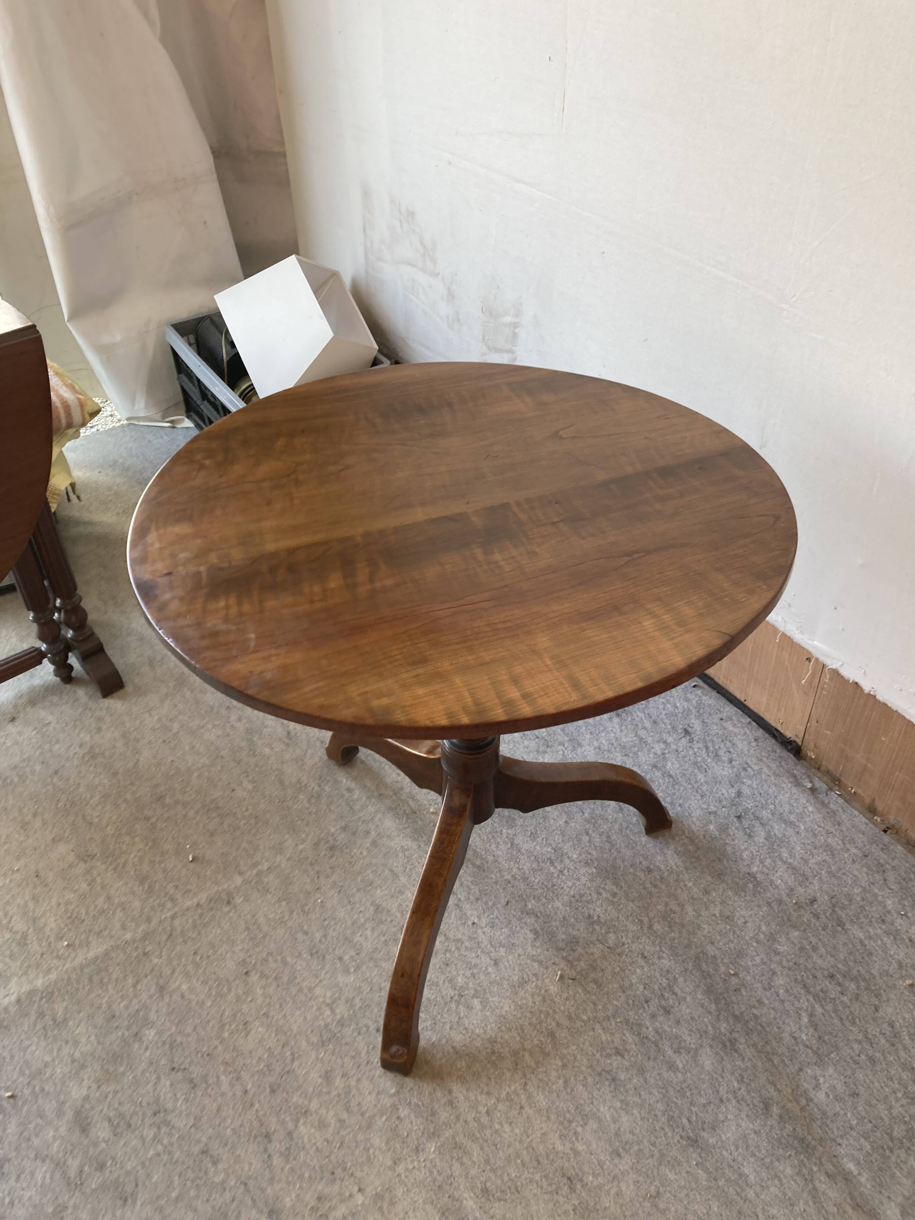 Late 19th century winegrower's table