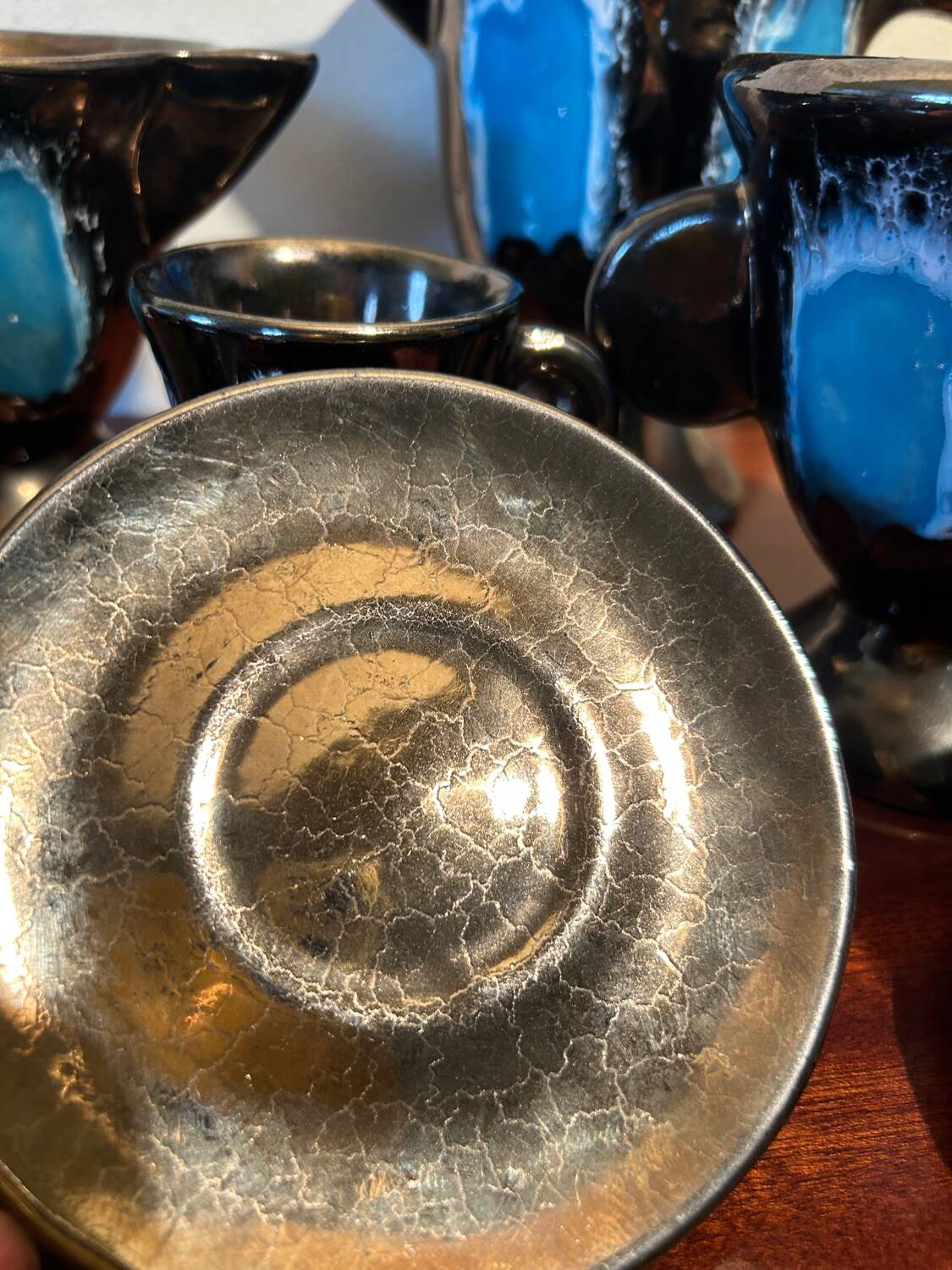 Vallauris ceramic tea service from the 1950s