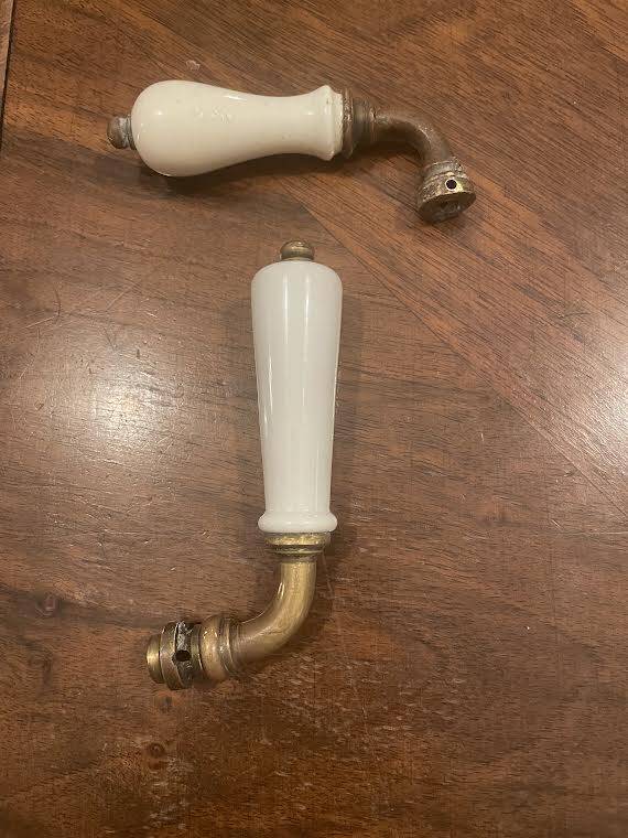 Porcelain door handles