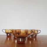 Set of 5 vintage coffee cups