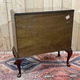 1950s Chippendale Mahogany Sideboard with Glass Top
