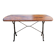 Antique bistro table — Cast iron & veined solid elm — Circa 1900