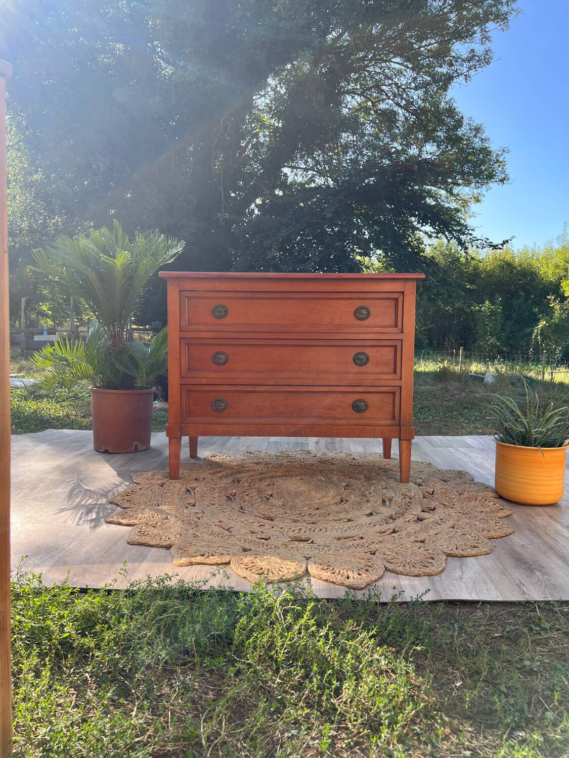 Small vintage antique chest of drawers